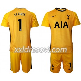 Tottenham Hotspur Hugo Lloris 1 Golmanski Dječji Komplet Dresovi za Nogomet 2020-2021 M002 (+ kratke hlače)